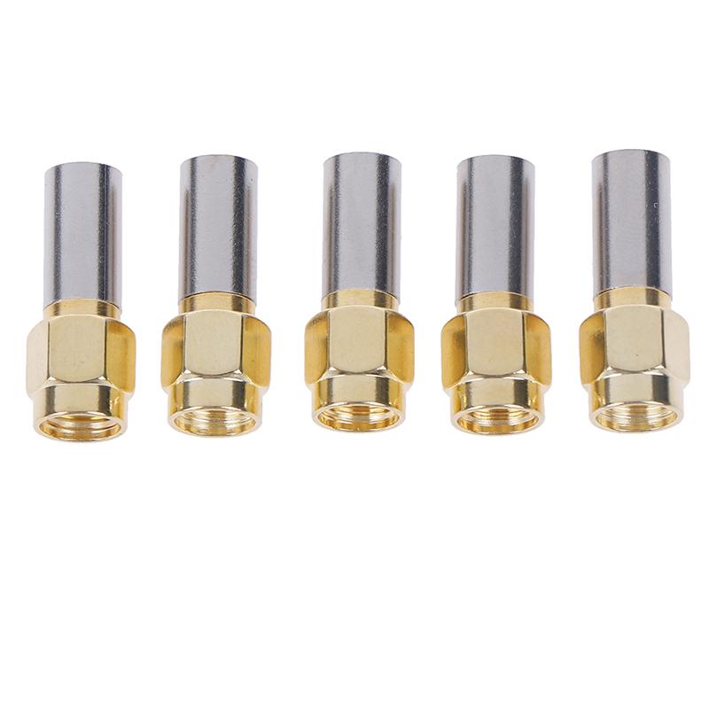5Pcs Sma Чоловіча вилка Rf коаксіальний роз єм Обжимний для Rg58 Rg142 Rg400 Lmr195
5Pcs Sma Чоловіча вилка Rf коаксіальний роз єм Обжимний для Rg58 Rg142 Rg400 Lmr195