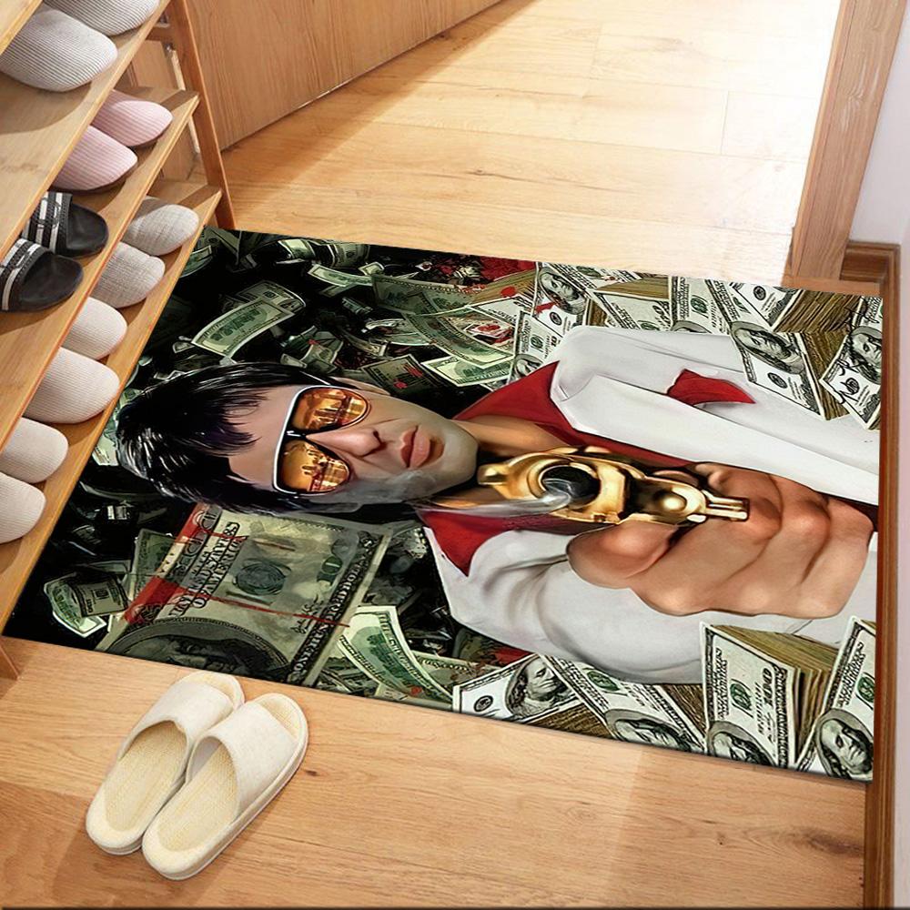 Money Power Scarface Square rugs are a great choice for living rooms, bedrooms, home décor, and as gifts. 40cmx60cm
Money Power Scarface Square rugs are a great choice for living rooms, bedrooms, home décor, and as gifts. 40cmx60cm