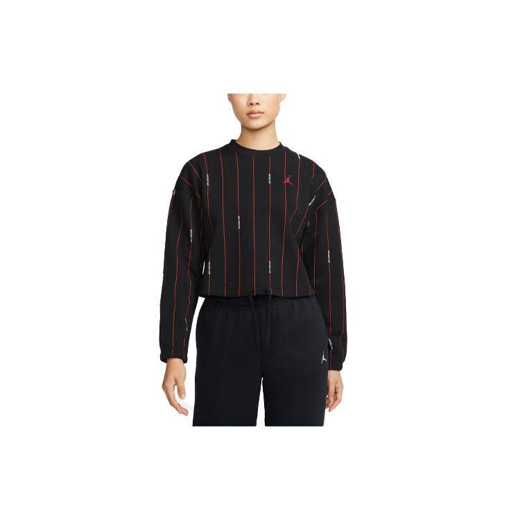 Jordan Contrast Stripe Crew Neck Pullover Long Sleeve Sweatshirt Women Tops Black DJ2624-010 M
Jordan Contrast Stripe Crew Neck Pullover Long Sleeve Sweatshirt Women Tops Black DJ2624-010 M