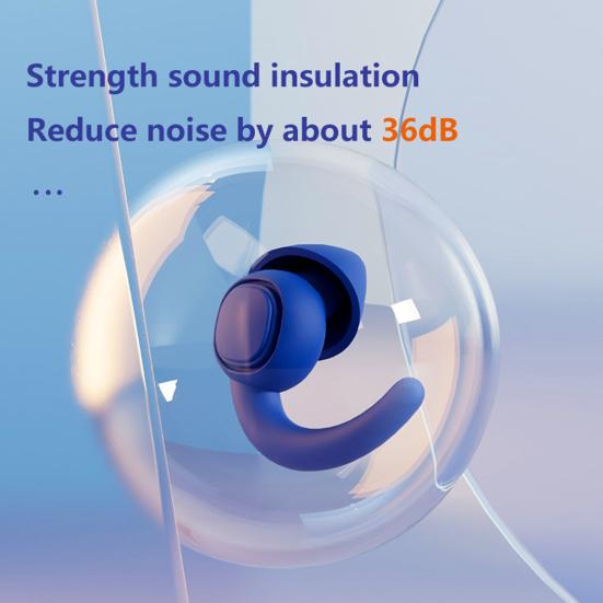 Силиконовые беруши, креативные удобные сенсорные беруши L/R с маркировкой для ушей, портативные ночные беруши против храпа, товары для дома