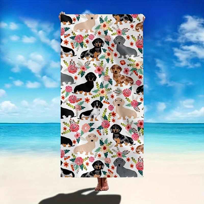 Cartoon Dogs Beach Towel, Super Absorbent Quick Dry Lightweight for Beach Swimming Camping Travel W30*H60(CM)
Cartoon Dogs Beach Towel, Super Absorbent Quick Dry Lightweight for Beach Swimming Camping Travel W30*H60(CM)