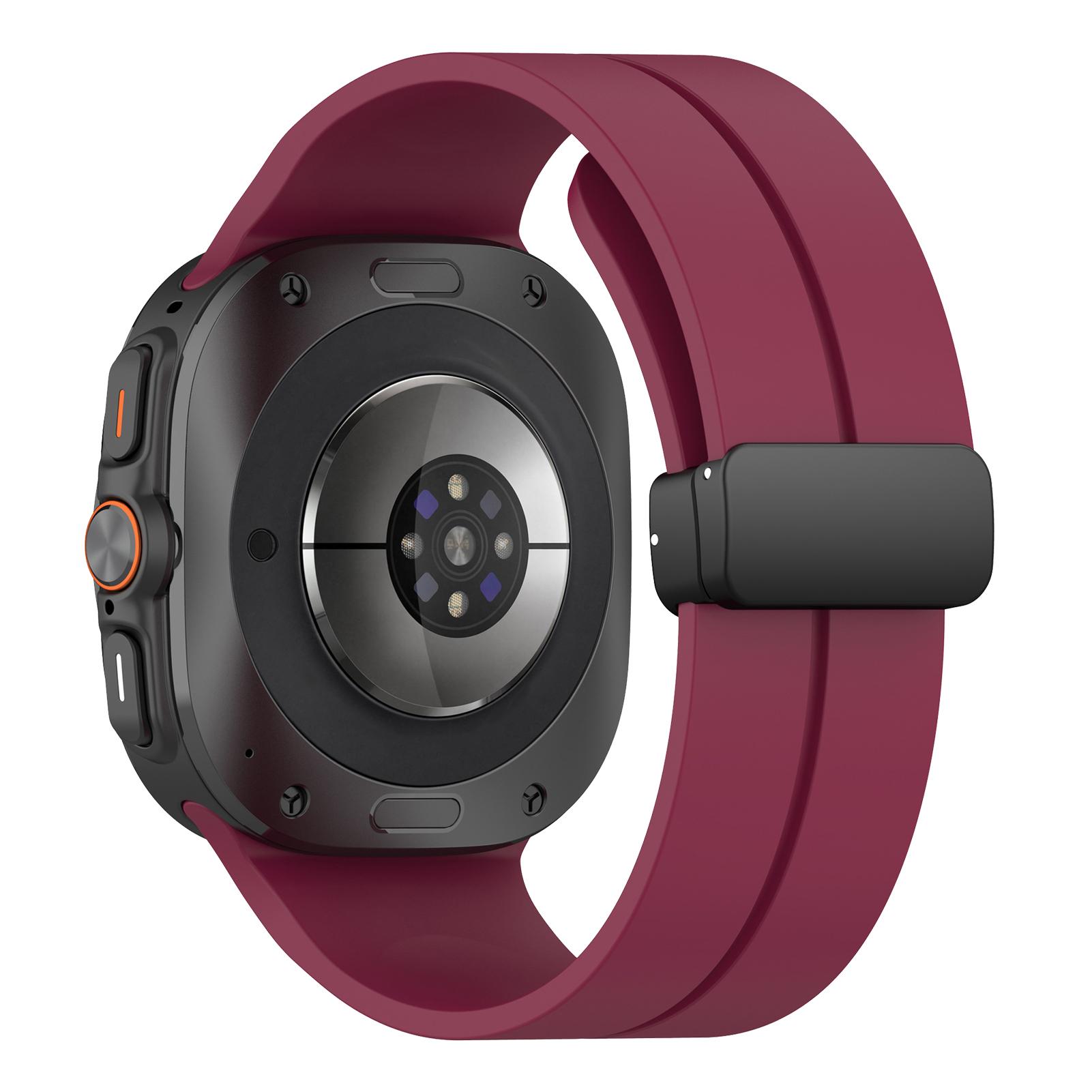 Magnetic Silicone For Samsung Galaxy watch ultra Strap 47mm Accessories No gaps Bracelet correa galaxy watch 7 ultra band 47 mm Galaxy 7 Ultra 47mm вина червоного кольору
Magnetic Silicone For Samsung Galaxy watch ultra Strap 47mm Accessories No gaps Bracelet correa galaxy watch 7 ultra band 47 mm Galaxy 7 Ultra 47mm вина червоного кольору