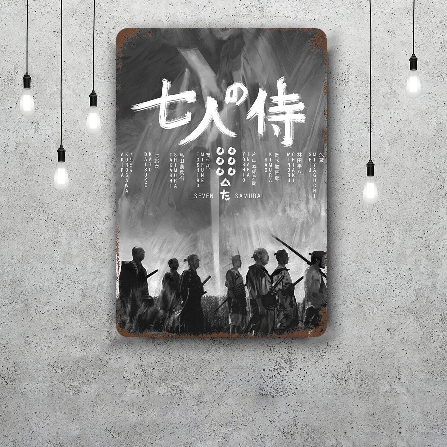seven samurai Movie Classic Poster Rusty Metal Plaque Retro Decorative Plate Bar Man Cave Garage Club Metal Sign Wall Decoration 20x30cm(7.8x11.8inch)
seven samurai Movie Classic Poster Rusty Metal Plaque Retro Decorative Plate Bar Man Cave Garage Club Metal Sign Wall Decoration 20x30cm(7.8x11.8inch)