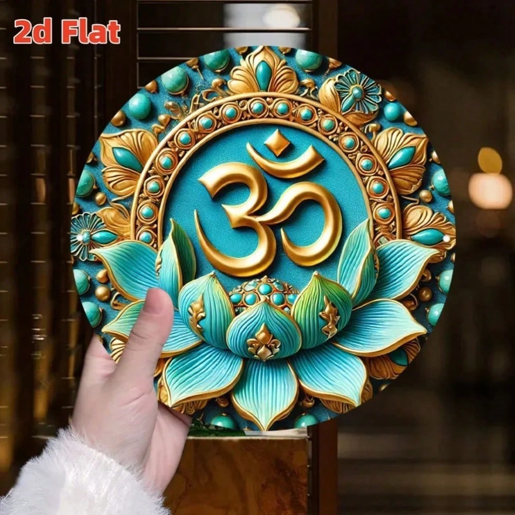 Lotus Meditation Wall Art Blue Zen Metal Wall Decor 20x20 різнокольоровий
Lotus Meditation Wall Art Blue Zen Metal Wall Decor 20x20 різнокольоровий