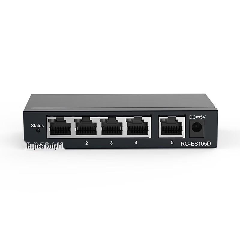Ruijie RG-ES105D 5-Port 100M Unmanaged Desktop Switch
Ruijie RG-ES105D 5-Port 100M Unmanaged Desktop Switch