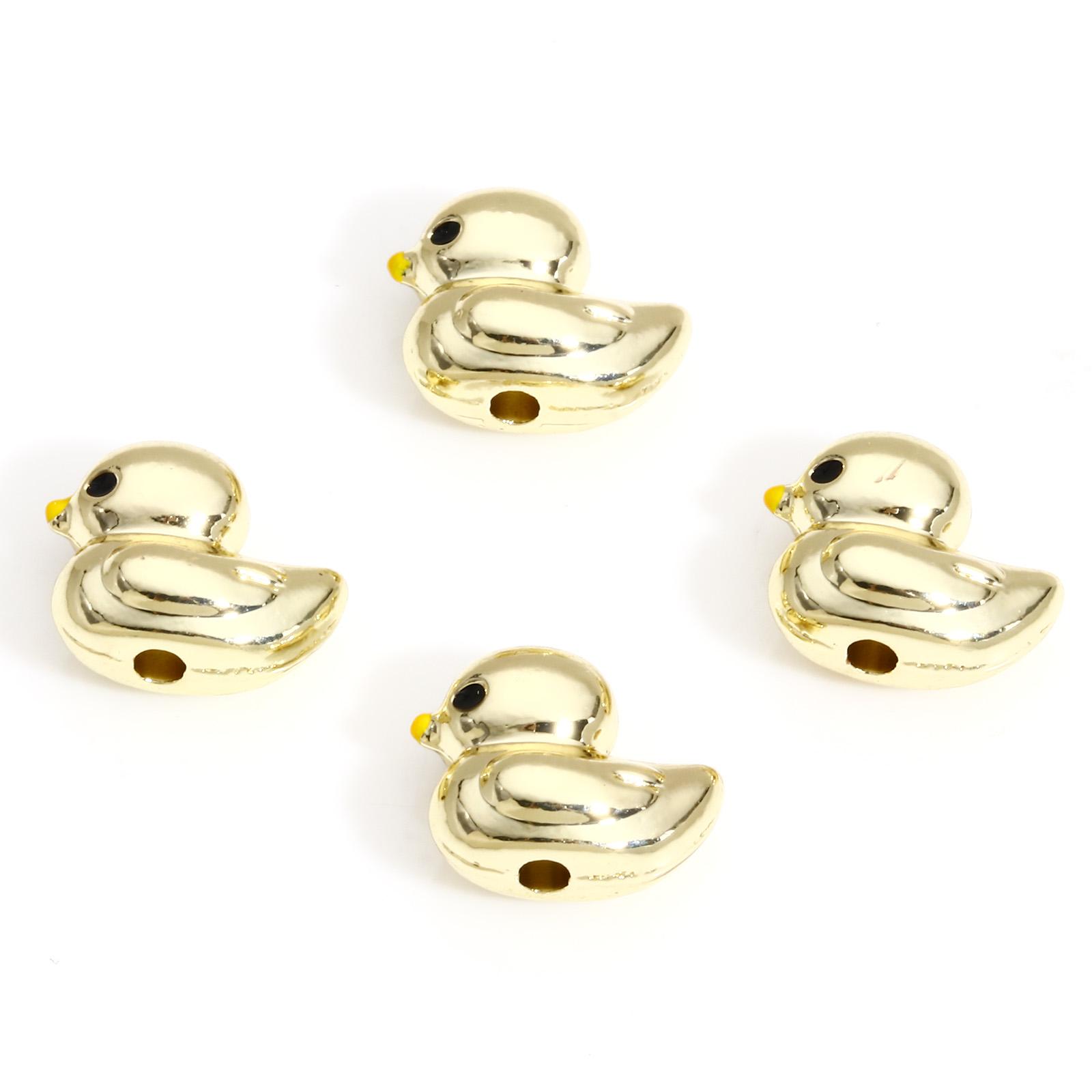 10 Piece Zinc Based Alloy Spacer Beads For DIY Jewelry Making Multicolor Duck Animal 3D About 11mm x 9mm, Hole: Approx 1.5mm
10 Piece Zinc Based Alloy Spacer Beads For DIY Jewelry Making Multicolor Duck Animal 3D About 11mm x 9mm, Hole: Approx 1.5mm