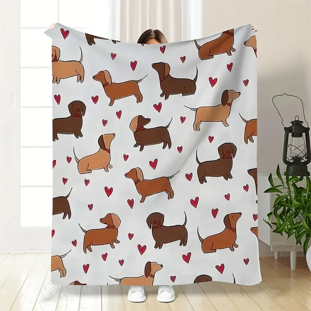 Ultra-Soft Flannel Throw Blanket | Cute Dog & Heart Design | Perfect for Camping, Sofa, Bed, Office | Decor & Gift 70x100cm білий
Ultra-Soft Flannel Throw Blanket | Cute Dog & Heart Design | Perfect for Camping, Sofa, Bed, Office | Decor & Gift 70x100cm білий