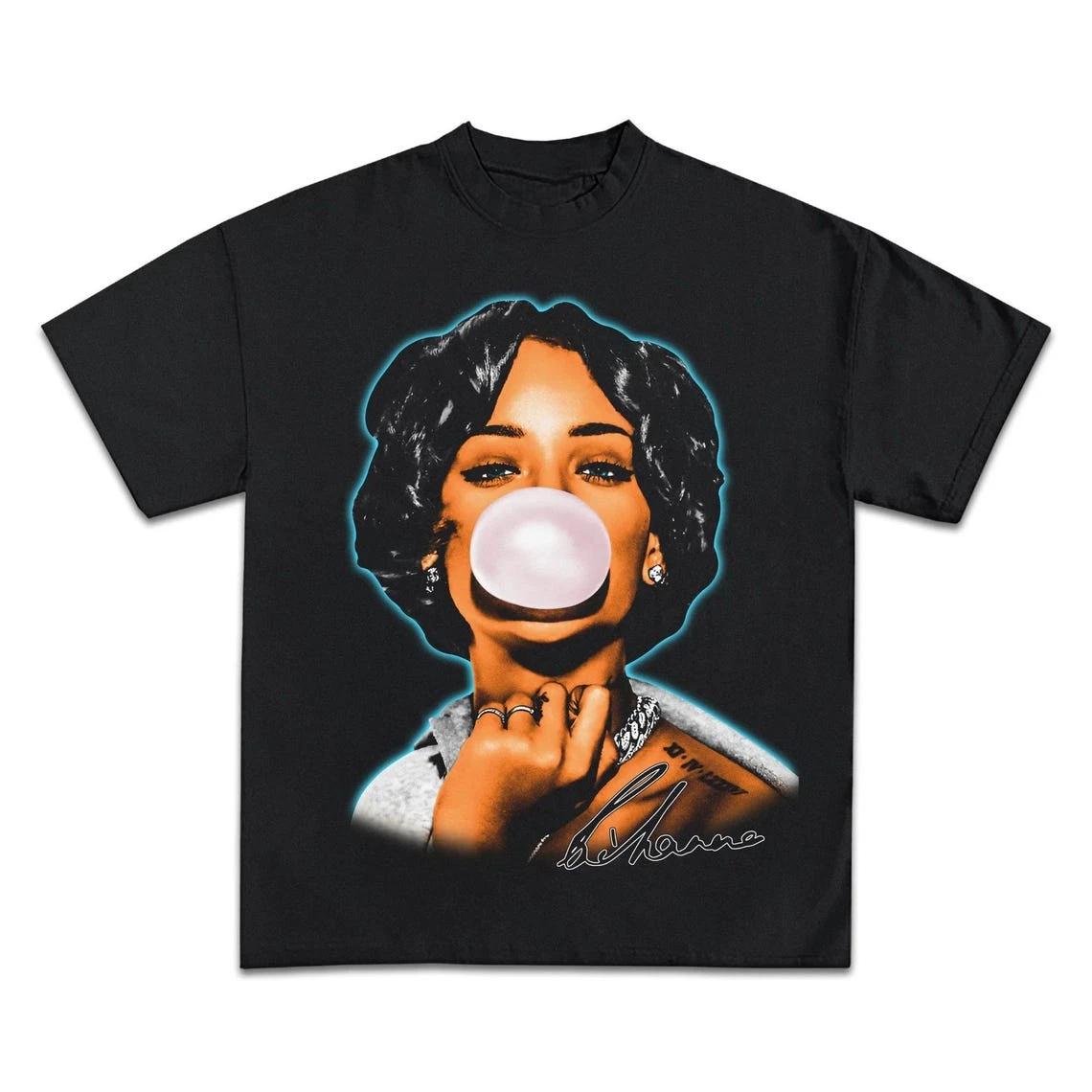 Retro Rihanna Tshirt rap music Tshirt unisex loose fit pure cotton allseason streetwear shirt graphic t shirts M
Retro Rihanna Tshirt rap music Tshirt unisex loose fit pure cotton allseason streetwear shirt graphic t shirts M