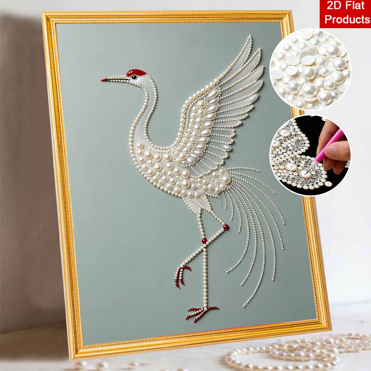 5D DIY Pearl Diamond Painting Kit Elegant Crane Full Drill Embroidery Mosaic Art Home Wall Decor Gift 30x40cm
5D DIY Pearl Diamond Painting Kit Elegant Crane Full Drill Embroidery Mosaic Art Home Wall Decor Gift 30x40cm