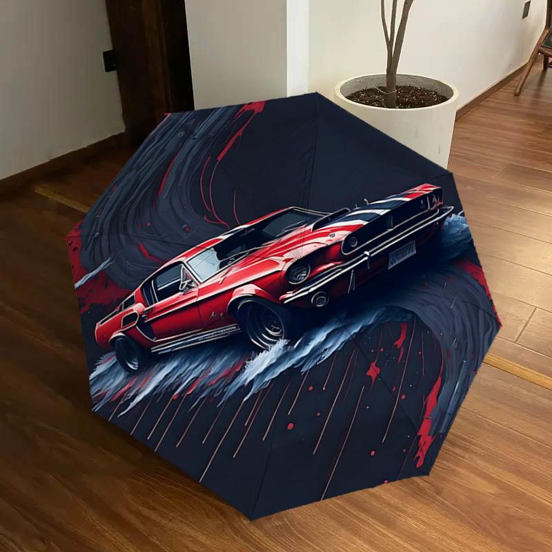 Mustang-inspired Automotive Artwork Umbrella: Automatic Opening & Closing, Foldable Design, Outdoor Use, Gift for Fans, Travelers, Everyday
Mustang-inspired Automotive Artwork Umbrella: Automatic Opening & Closing, Foldable Design, Outdoor Use, Gift for Fans, Travelers, Everyday