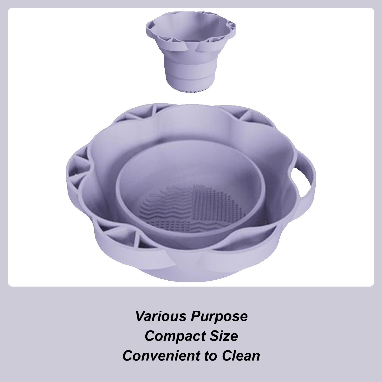Makeup Brush Cleaner Bowl Cosmetic Brush Washing Bowl Foldable Washer With Drying Holder Scrubber Tools For Girls Sponges Air China Mainland
Makeup Brush Cleaner Bowl Cosmetic Brush Washing Bowl Foldable Washer With Drying Holder Scrubber Tools For Girls Sponges Air China Mainland