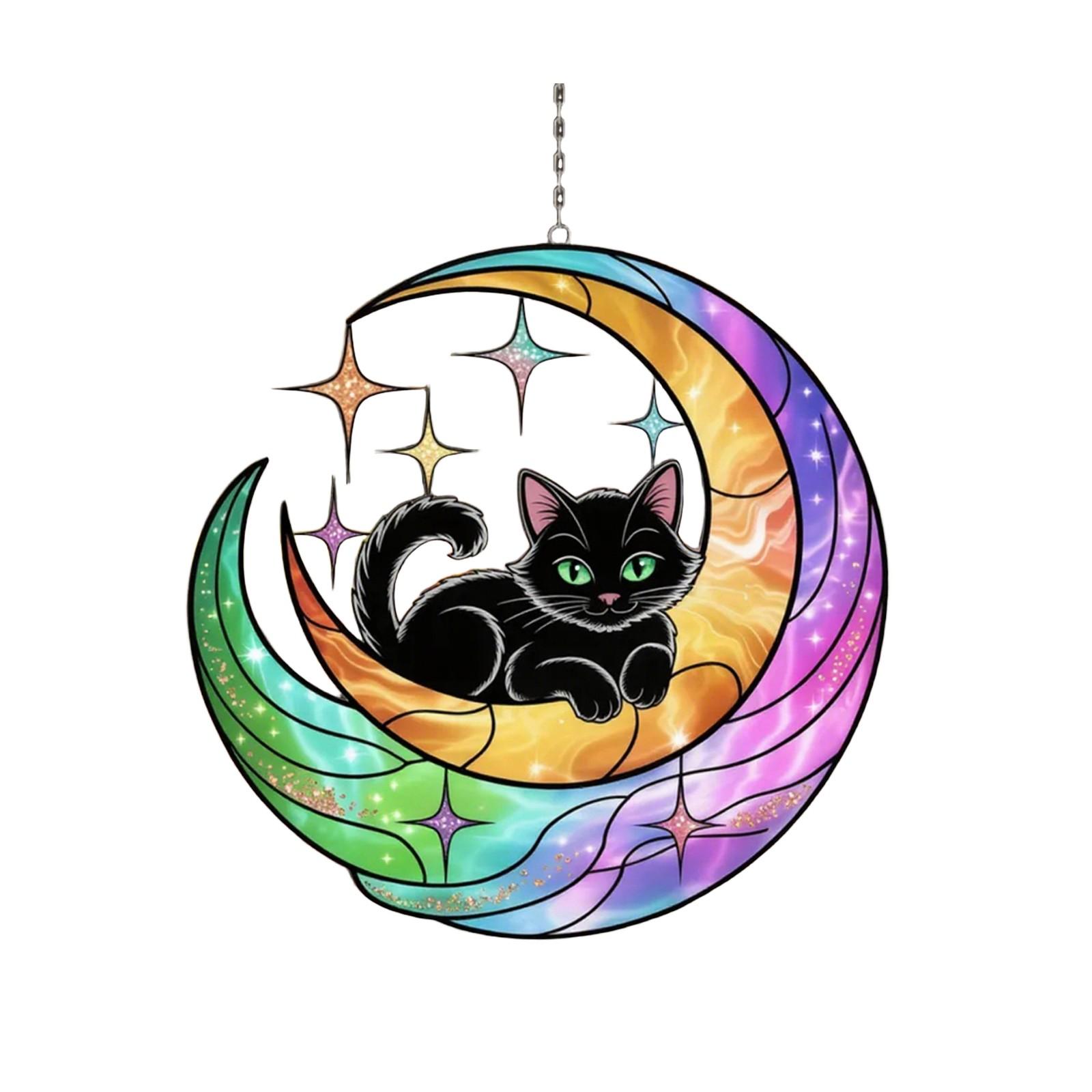 Cat Crescent Acrylic Window Decoration Home Halloween Party Decoration Listing One Size
Cat Crescent Acrylic Window Decoration Home Halloween Party Decoration Listing One Size