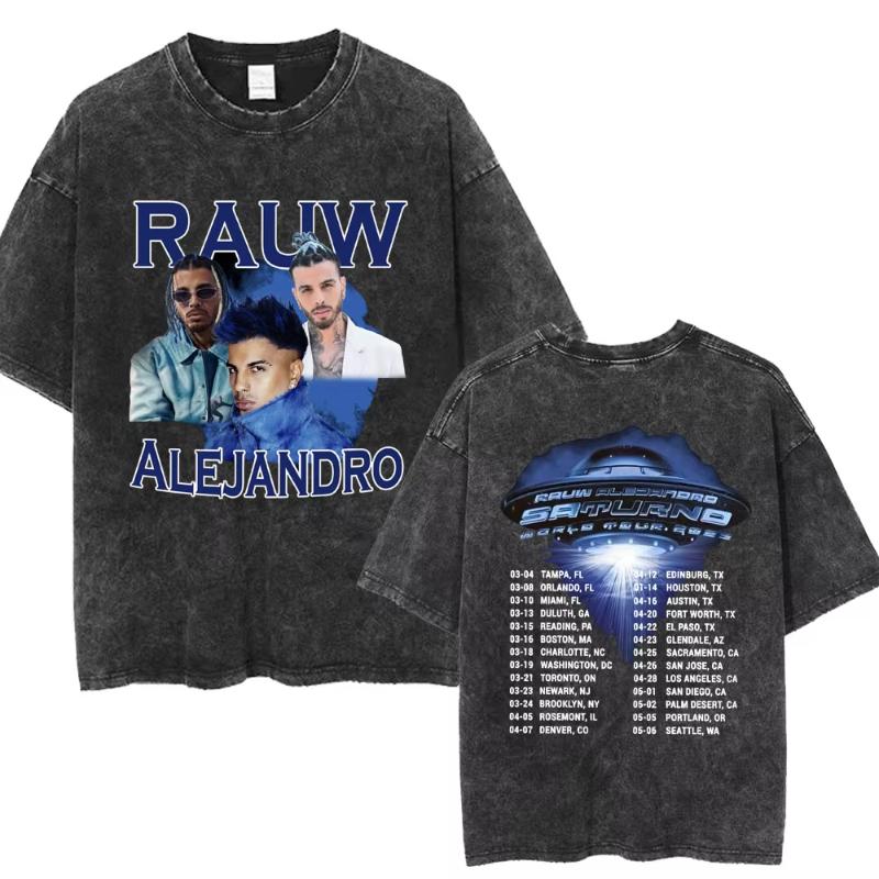 Singer Rauw Alejandro Saturno Print Wash Tshirt Unisex Women Retro Fashion Style Tshirt Hip Hop Oversized T Shirt Streetwear Unisex M
Singer Rauw Alejandro Saturno Print Wash Tshirt Unisex Women Retro Fashion Style Tshirt Hip Hop Oversized T Shirt Streetwear Unisex M