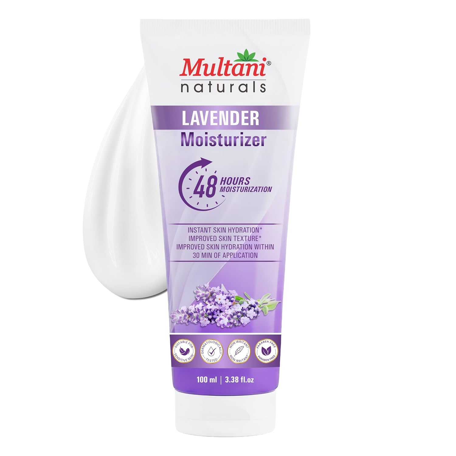 Multani Naturals Лавандовый увлажняющий лосьон для лица и тела 100 мл Быстро впитывающийся Ежедневное увлажнение Легкий уход за кожей
Multani Naturals Лавандовый увлажняющий лосьон для лица и тела 100 мл Быстро впитывающийся Ежедневное увлажнение Легкий уход за кожей
