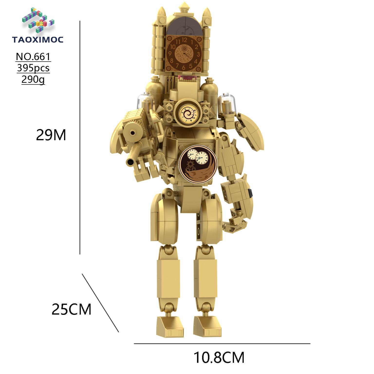 MOC Titan Clock King 3.0 Детская развивающая игрушка, серия строительных блоков Platinum Edition Titan Clockman
MOC Titan Clock King 3.0 Детская развивающая игрушка, серия строительных блоков Platinum Edition Titan Clockman