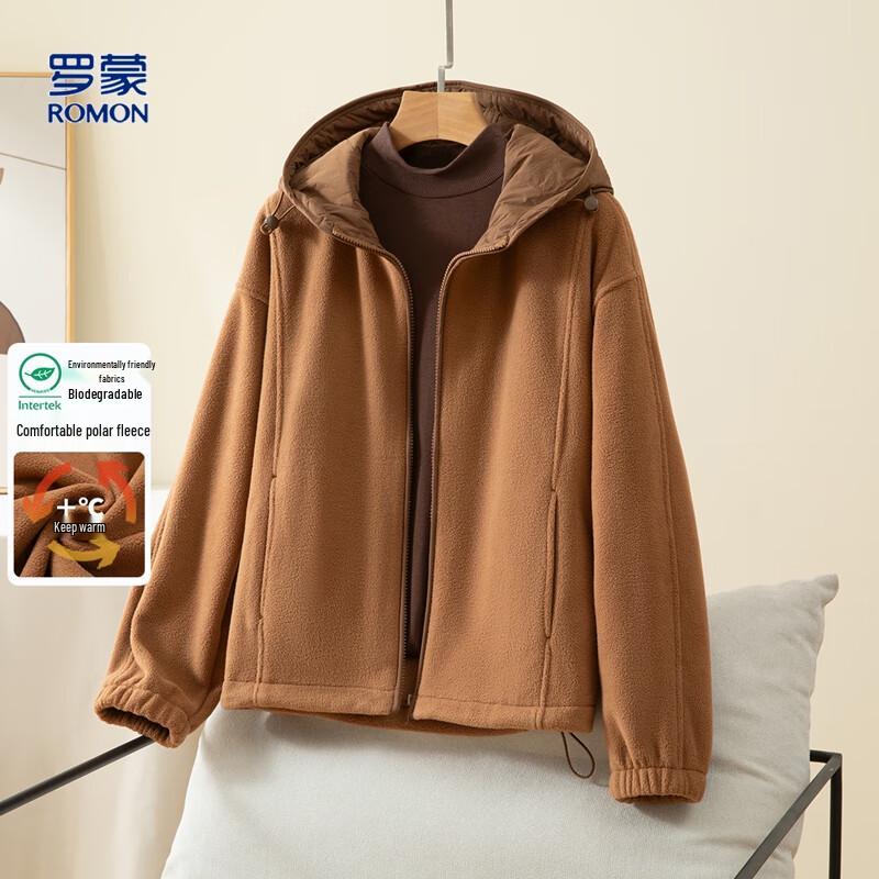 Romon Women s Hooded Fleece Windproof Jacket L
Romon Women s Hooded Fleece Windproof Jacket L