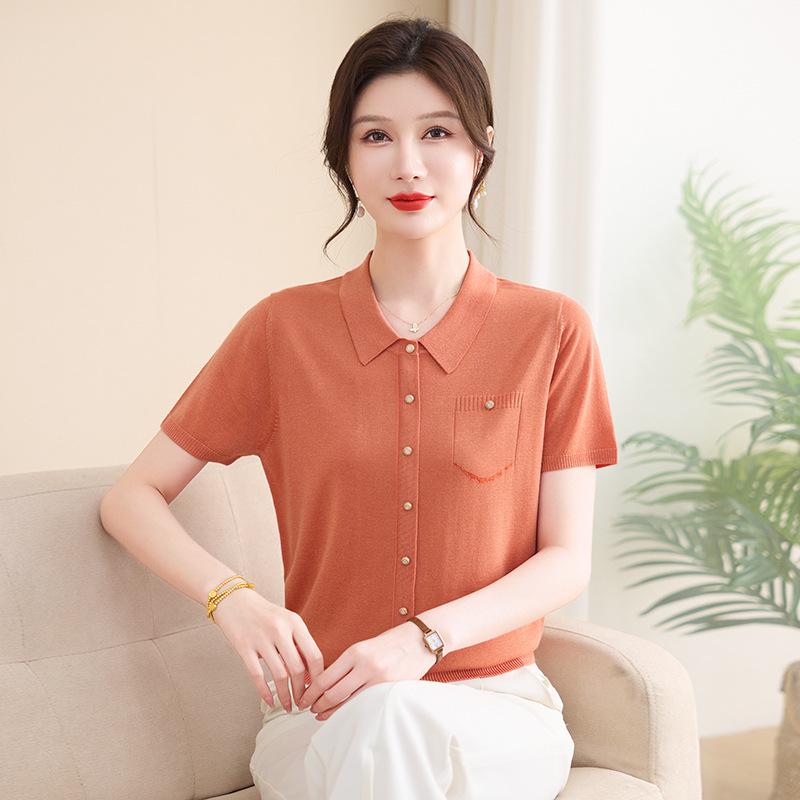 Summer Stylish Short-Sleeve Lapel Knit Polo Shirt in Lyocell Tencel XL (Recommended for 120-135 lbs) оранжевый
Summer Stylish Short-Sleeve Lapel Knit Polo Shirt in Lyocell Tencel XL (Recommended for 120-135 lbs) оранжевый