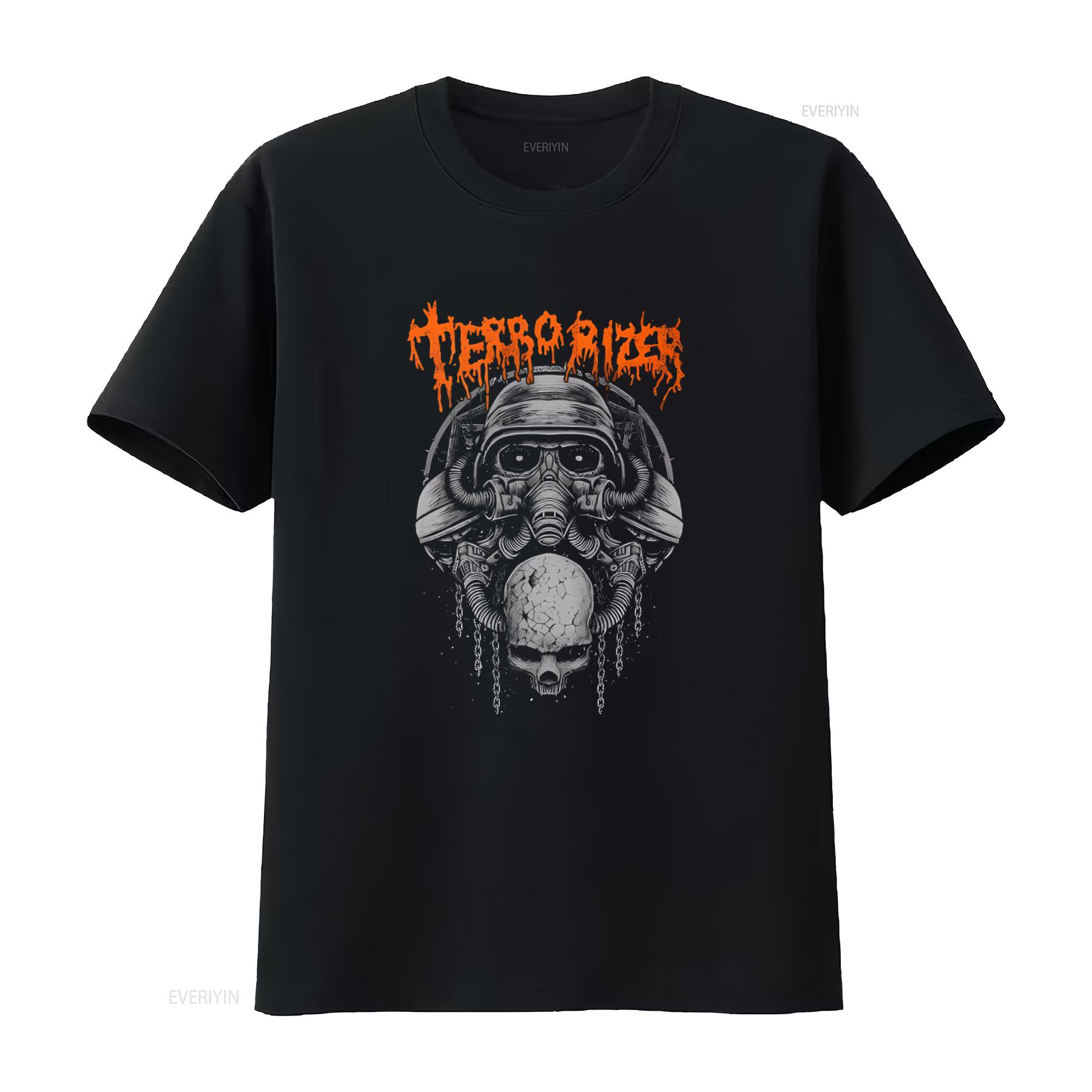 Terrorizer Hear God Laugh T Shirt Unique Skull and Gas Mask Design for Men vintage Washed homme designer clothes Breathable 4XL
Terrorizer Hear God Laugh T Shirt Unique Skull and Gas Mask Design for Men vintage Washed homme designer clothes Breathable 4XL