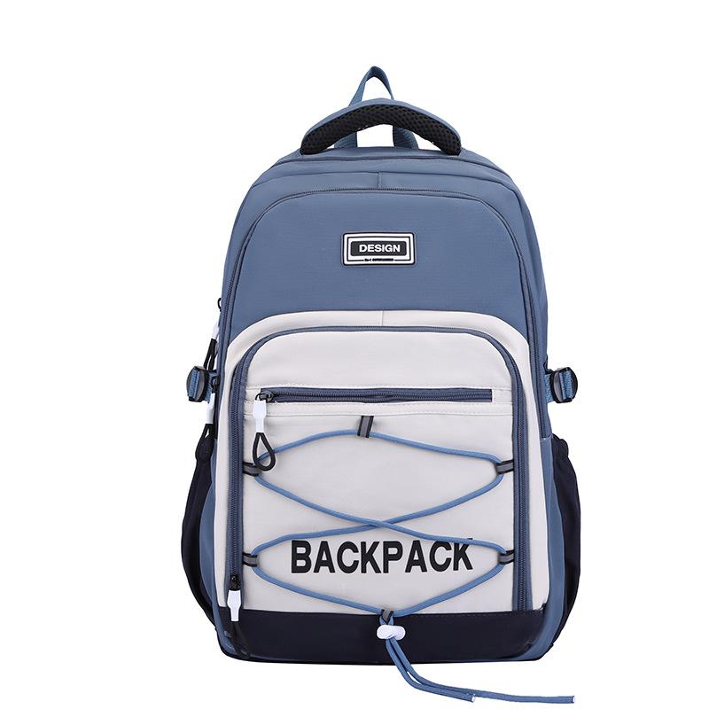 Рюкзак для учеников средней школы, женский, большой вместимости, новый рюкзак, простой для учеников начальной и средней школы синий
Рюкзак для учеников средней школы, женский, большой вместимости, новый рюкзак, простой для учеников начальной и средней школы синий