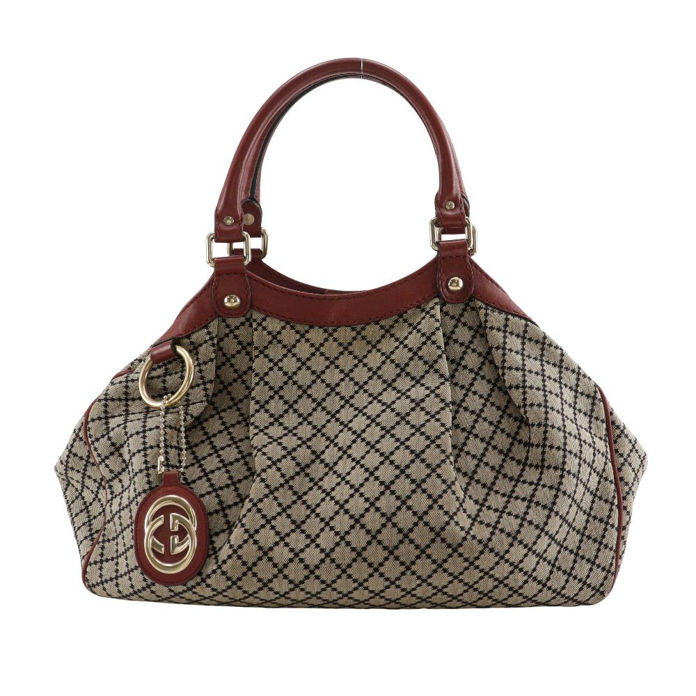 GUCCI Sukey Tote Bag 211944 Diamante Beige / red canvas Women Used
GUCCI Sukey Tote Bag 211944 Diamante Beige / red canvas Women Used
