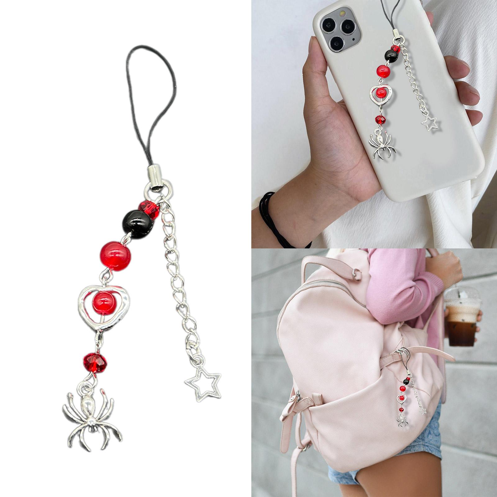 Stylish Beaded Bracelet/Phone Lanyard Sparkling Star and Spider Pendant Beaded Bracelet/Phone Strap Chain Decorations 2 розовый
Stylish Beaded Bracelet/Phone Lanyard Sparkling Star and Spider Pendant Beaded Bracelet/Phone Strap Chain Decorations 2 розовый