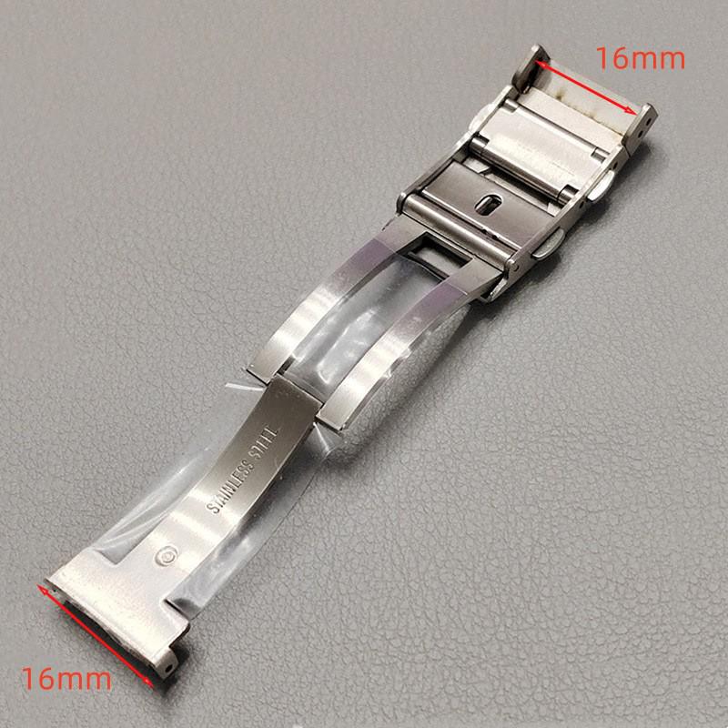Premium 316L Stainless Steel Double Push-Button Clasp Watch Strap, Adjustable Length 18/20/22mm 18mm
Premium 316L Stainless Steel Double Push-Button Clasp Watch Strap, Adjustable Length 18/20/22mm 18mm