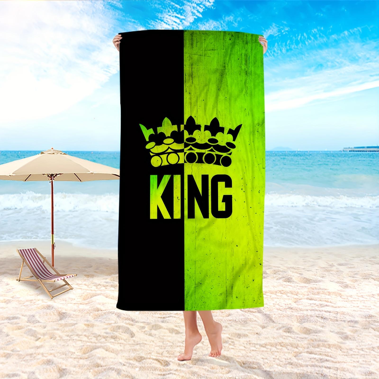 Black Green Two Tone Sand Proof Beach Towel, Super Absorbent Lightweight for Camping Outdoor W30*H60(CM)
Black Green Two Tone Sand Proof Beach Towel, Super Absorbent Lightweight for Camping Outdoor W30*H60(CM)