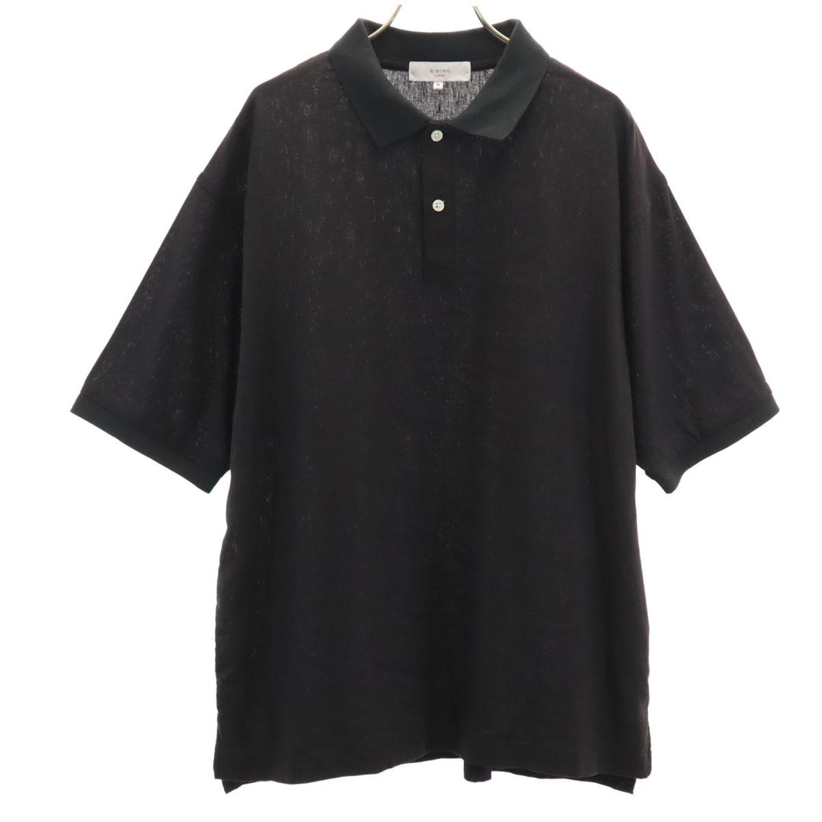 B:MING by BEAMS Linen Blend Short sleeve Polo shirt M black Men s Used
B:MING by BEAMS Linen Blend Short sleeve Polo shirt M black Men s Used