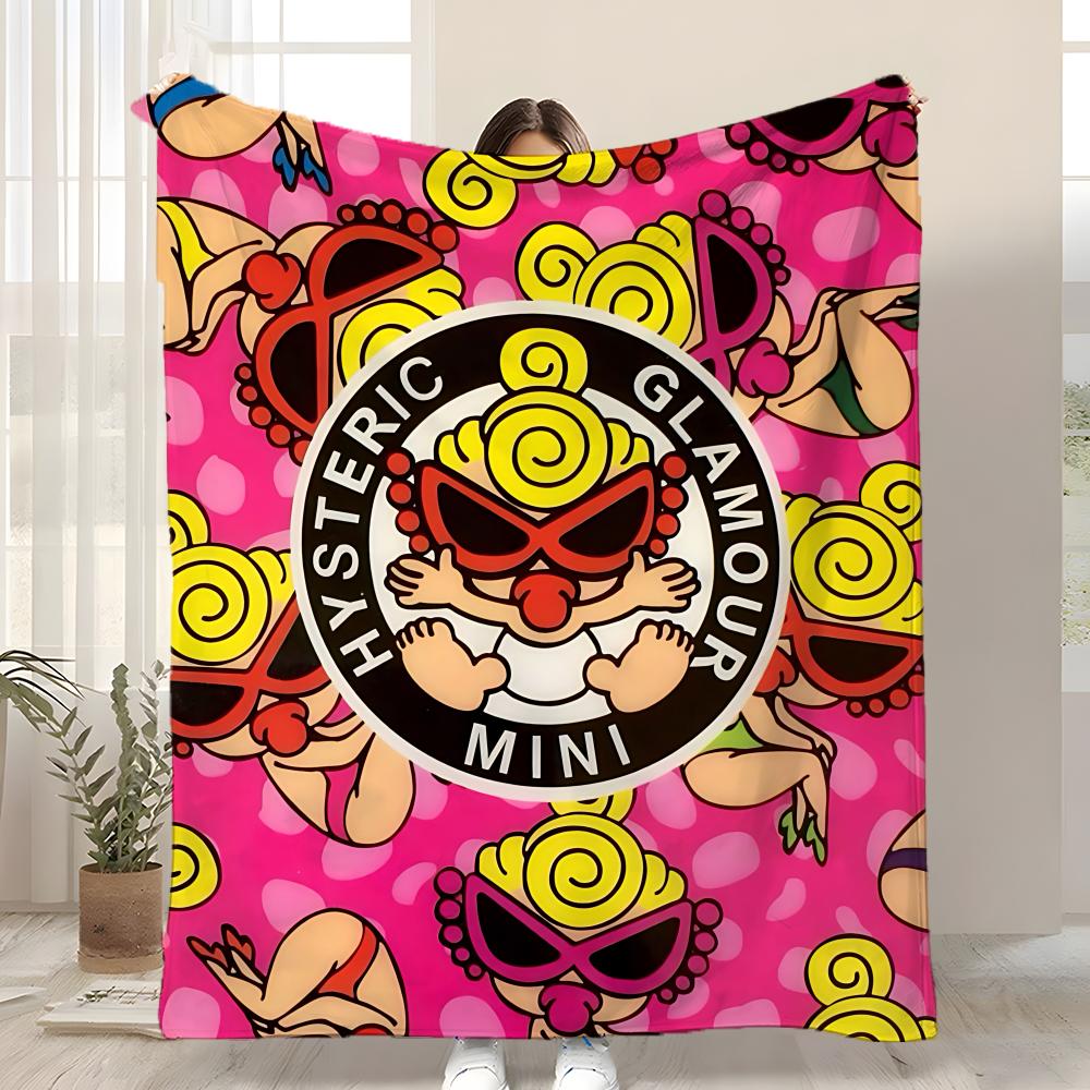 Fashion H-Hysteric MiniS Throw Kid-Friendly Flannel Throw Blanket Soft Warm Anti-Static Washable All Season 75x90cm
Fashion H-Hysteric MiniS Throw Kid-Friendly Flannel Throw Blanket Soft Warm Anti-Static Washable All Season 75x90cm