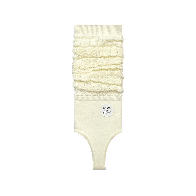 Japanese Style Ballet Knit Leg Warmers: Breathable, Slimming, Slightly See-Through, Versatile for Spring/Summer One Size слонова кістка/білий
Japanese Style Ballet Knit Leg Warmers: Breathable, Slimming, Slightly See-Through, Versatile for Spring/Summer One Size слонова кістка/білий