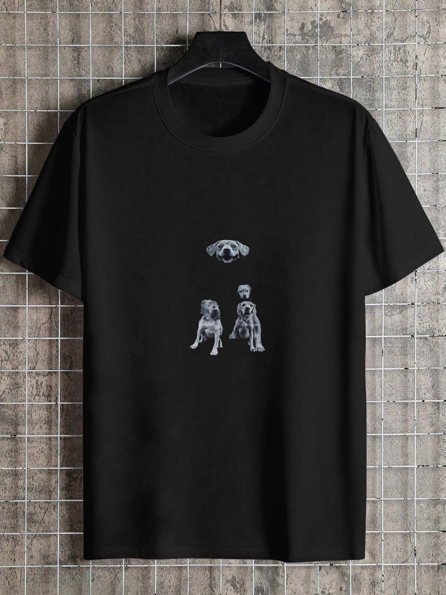 1pc X-Ray Dogs Graphic T-shirt - 180g Cotton Crew Neck Short Sleeve Tee with Single-Sided Geometric Dog Print S
1pc X-Ray Dogs Graphic T-shirt - 180g Cotton Crew Neck Short Sleeve Tee with Single-Sided Geometric Dog Print S