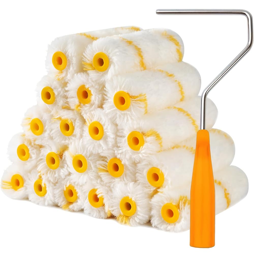 11Pcs New Paint Roller Brush Dense Bristles Latex Paint Roller Brush Tools For Painting Home Wall Cabinets Doors Fences Ceilings
11Pcs New Paint Roller Brush Dense Bristles Latex Paint Roller Brush Tools For Painting Home Wall Cabinets Doors Fences Ceilings