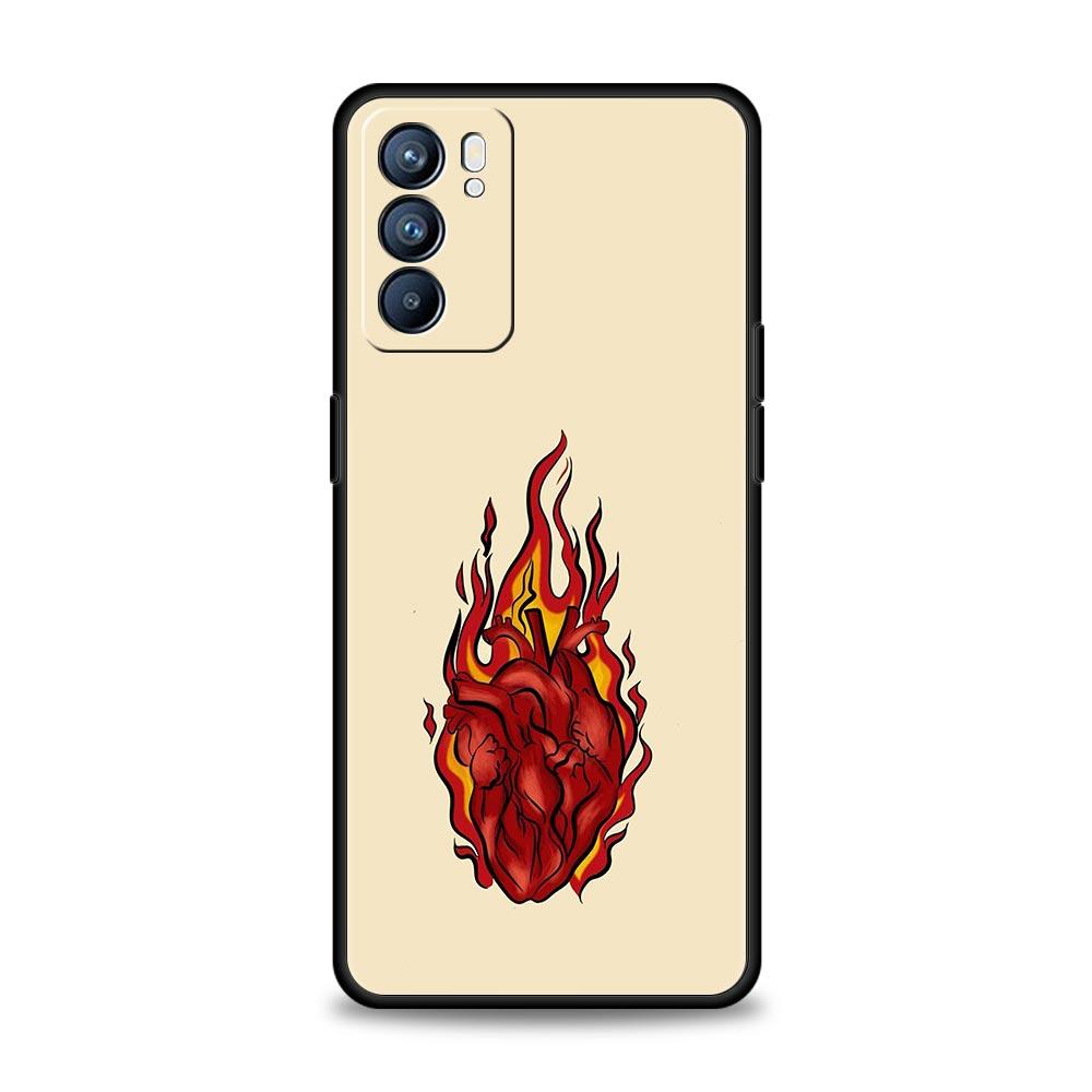 Flame Pattern Phone Case For Oppo A54 A53 A52 A15 A95 A16 A78 A79 A80 A98 4G Find X5 X6 Reno10 12 13 F Pro 5G Cover OPPO A98 5G
Flame Pattern Phone Case For Oppo A54 A53 A52 A15 A95 A16 A78 A79 A80 A98 4G Find X5 X6 Reno10 12 13 F Pro 5G Cover OPPO A98 5G