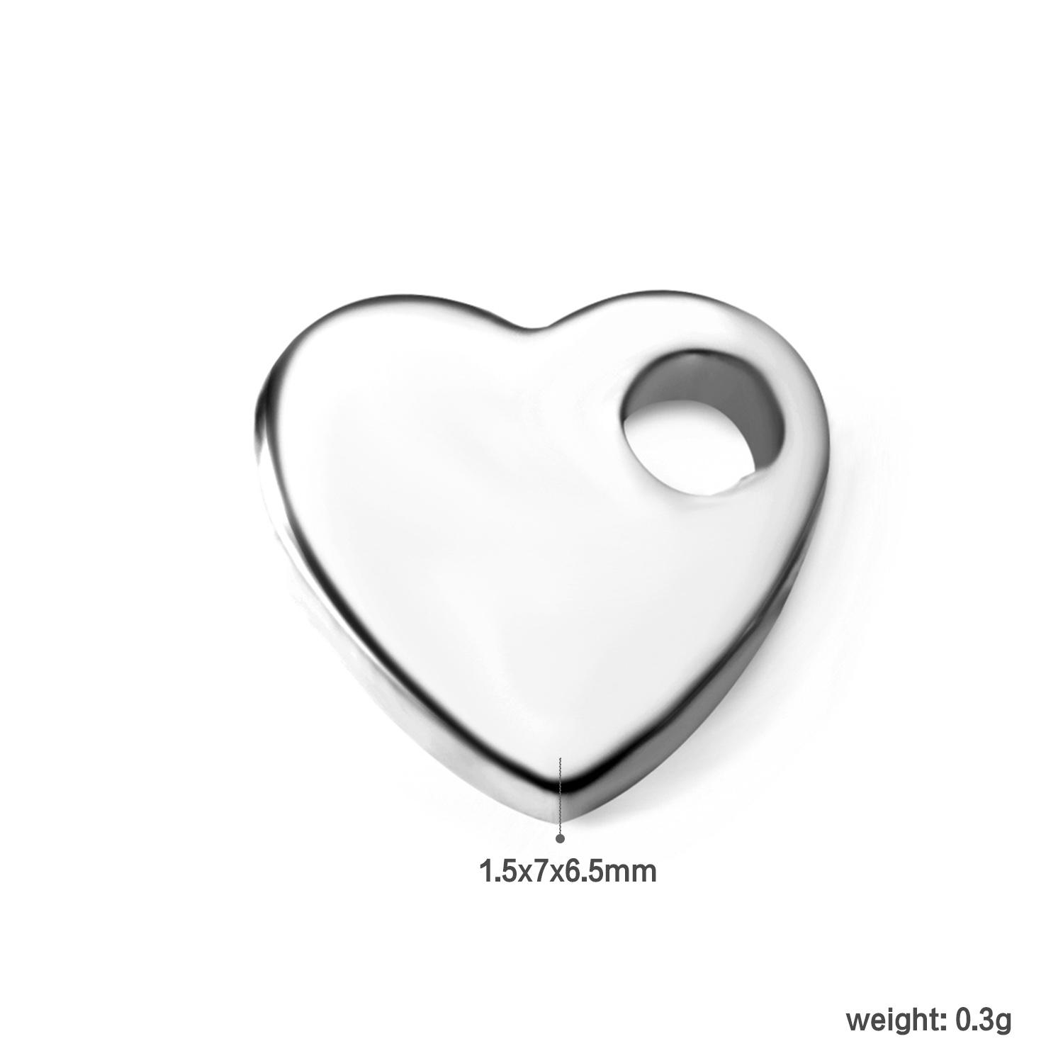 Stainless Steel Gold-plated Heart Single-hole Pendant Handmade DIY Necklace Accessories Wholesale Waterproof Jewelry Non-fading
Stainless Steel Gold-plated Heart Single-hole Pendant Handmade DIY Necklace Accessories Wholesale Waterproof Jewelry Non-fading