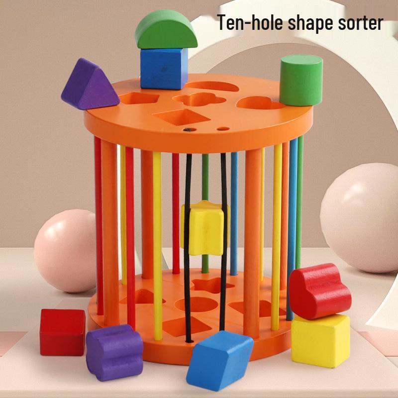 Montessori Rainbow Stacking Toy for Early Education: Shape Matching, Color Recognition, and Fine Motor Skills Development
Montessori Rainbow Stacking Toy for Early Education: Shape Matching, Color Recognition, and Fine Motor Skills Development