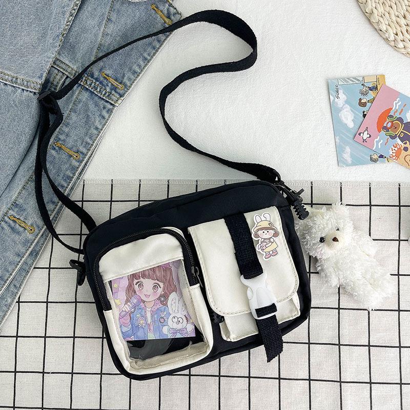 Stylish Nyl Small Messenger Bag, Student Girls Chic Shoulder Bag, Coin Purse Phe Bags, Suitable for Daily Use Collocati чёрный
Stylish Nyl Small Messenger Bag, Student Girls Chic Shoulder Bag, Coin Purse Phe Bags, Suitable for Daily Use Collocati чёрный
