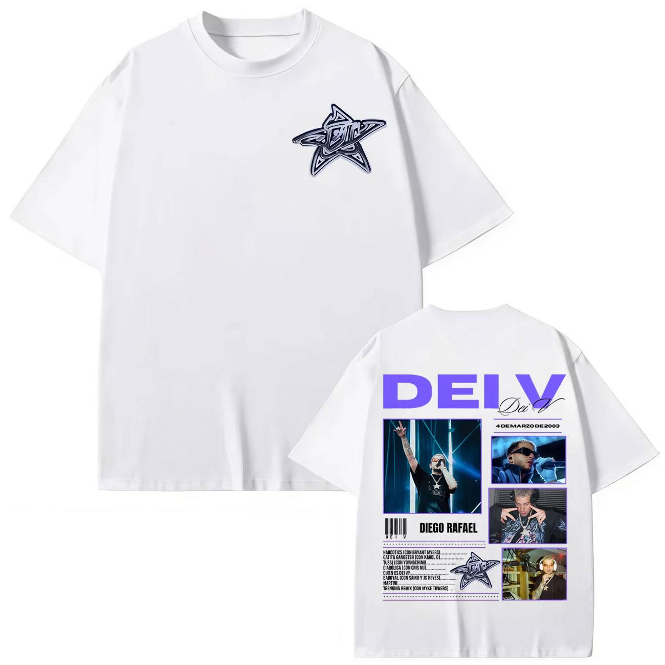 Rapper Dei V Merch T-shirt Streetwear Vintage Short Sleeve T Shirts Men Women High Quality Fashion Oversized T-shirts S
Rapper Dei V Merch T-shirt Streetwear Vintage Short Sleeve T Shirts Men Women High Quality Fashion Oversized T-shirts S