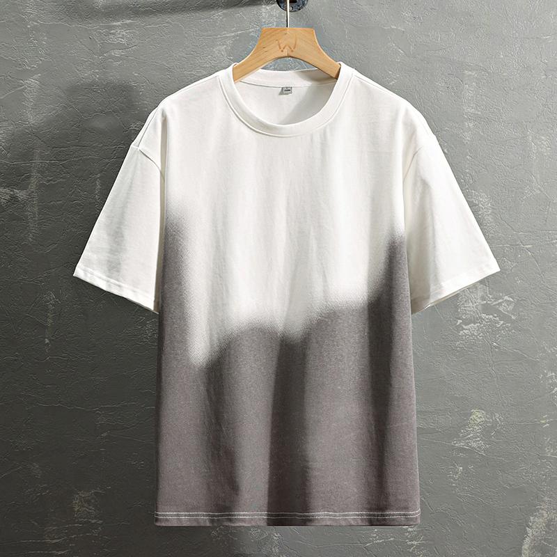 Men s Ombre Crew Neck T-Shirt - Casual Short Sleeve Gradient Tee M білий
Men s Ombre Crew Neck T-Shirt - Casual Short Sleeve Gradient Tee M білий