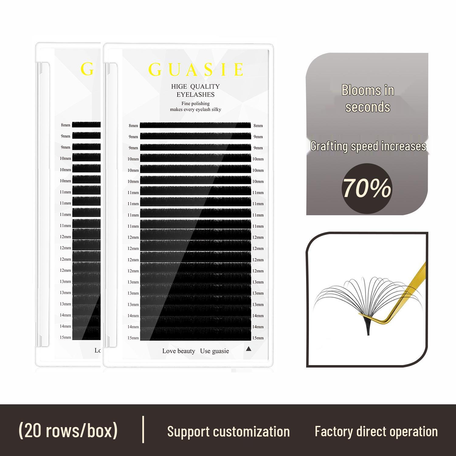 Matte 0.07 Soft Long-Lasting Lightweight Natural Thick Grafting Eyelashes C Curl 20mm
Matte 0.07 Soft Long-Lasting Lightweight Natural Thick Grafting Eyelashes C Curl 20mm