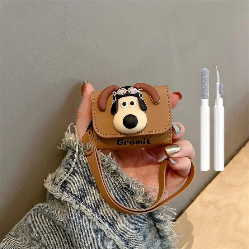 Cartoon Stereoscopic Cute Dog Pilot Headphone Cover for Apple Airpods 1/2 Pro/Pro2 3 4 Leather Headphone Protective Case For Airpods 1 or 2
Cartoon Stereoscopic Cute Dog Pilot Headphone Cover for Apple Airpods 1/2 Pro/Pro2 3 4 Leather Headphone Protective Case For Airpods 1 or 2