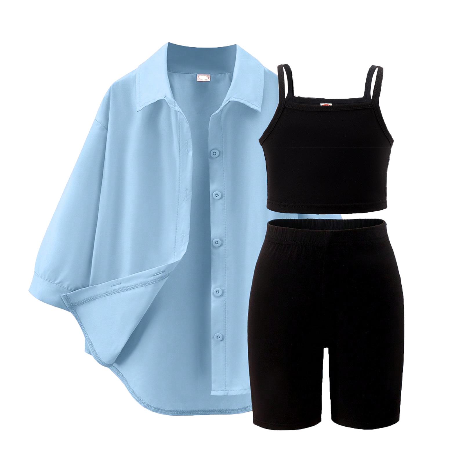 Костюм для отдыха для девочек, весна-осень, детский однотонный комплект из трех предметов: подтяжки + брюки-квотер + куртка с длинными рукавами 3Y синий
Костюм для отдыха для девочек, весна-осень, детский однотонный комплект из трех предметов: подтяжки + брюки-квотер + куртка с длинными рукавами 3Y синий