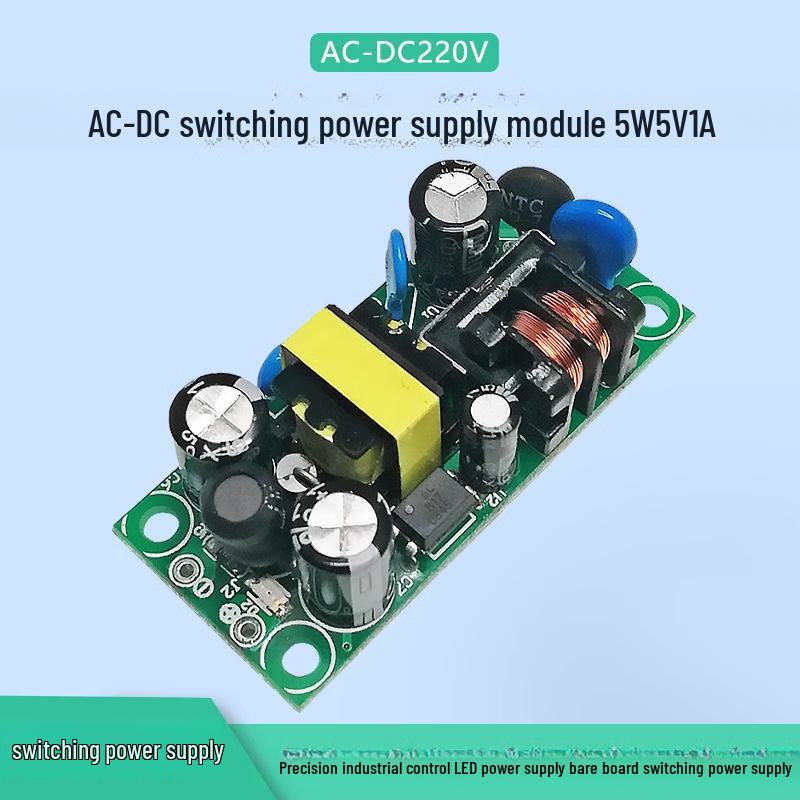 Точність 5В1А (5W) Імпульсний модуль джерела живлення, змінний струм 85-265 В до 5 В постійного струму, відкрита плата промислового керування
Точність 5В1А (5W) Імпульсний модуль джерела живлення, змінний струм 85-265 В до 5 В постійного струму, відкрита плата промислового керування