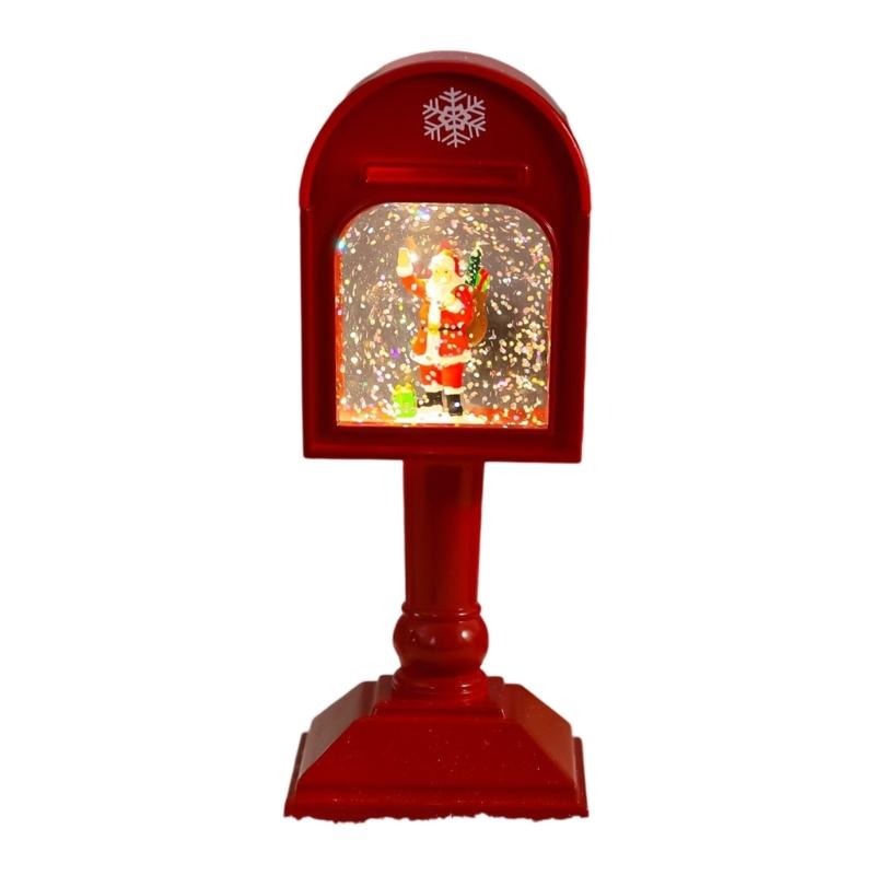 Glowing Musical Christmas Mailbox Crystal Night Light for Indoor Holiday Room Decoration USB Powered Table Lamp
Glowing Musical Christmas Mailbox Crystal Night Light for Indoor Holiday Room Decoration USB Powered Table Lamp