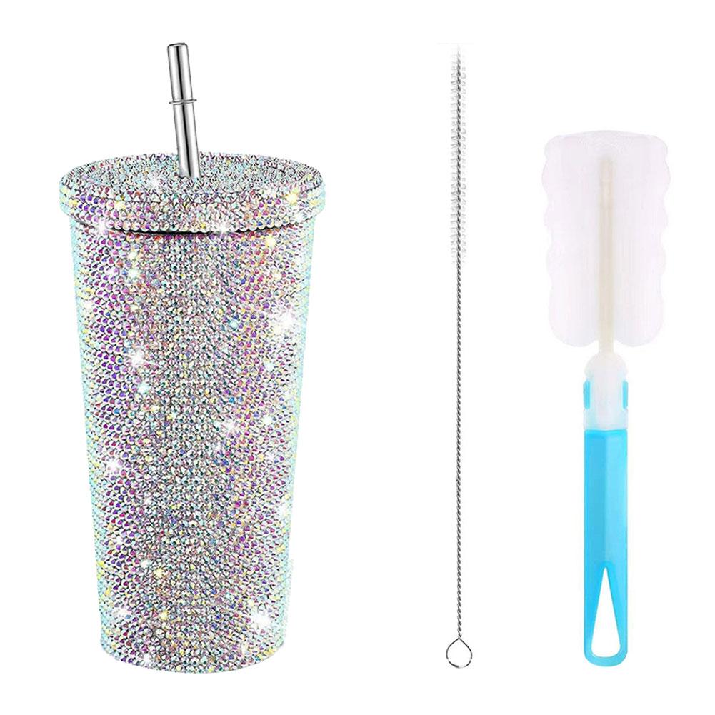 Insulated Straw Tumbler Stainless Steel Rhinestone Cup 24 Hour Hot Cold Water Coffee Drinkware For Office Travel Gym Accessories
Insulated Straw Tumbler Stainless Steel Rhinestone Cup 24 Hour Hot Cold Water Coffee Drinkware For Office Travel Gym Accessories