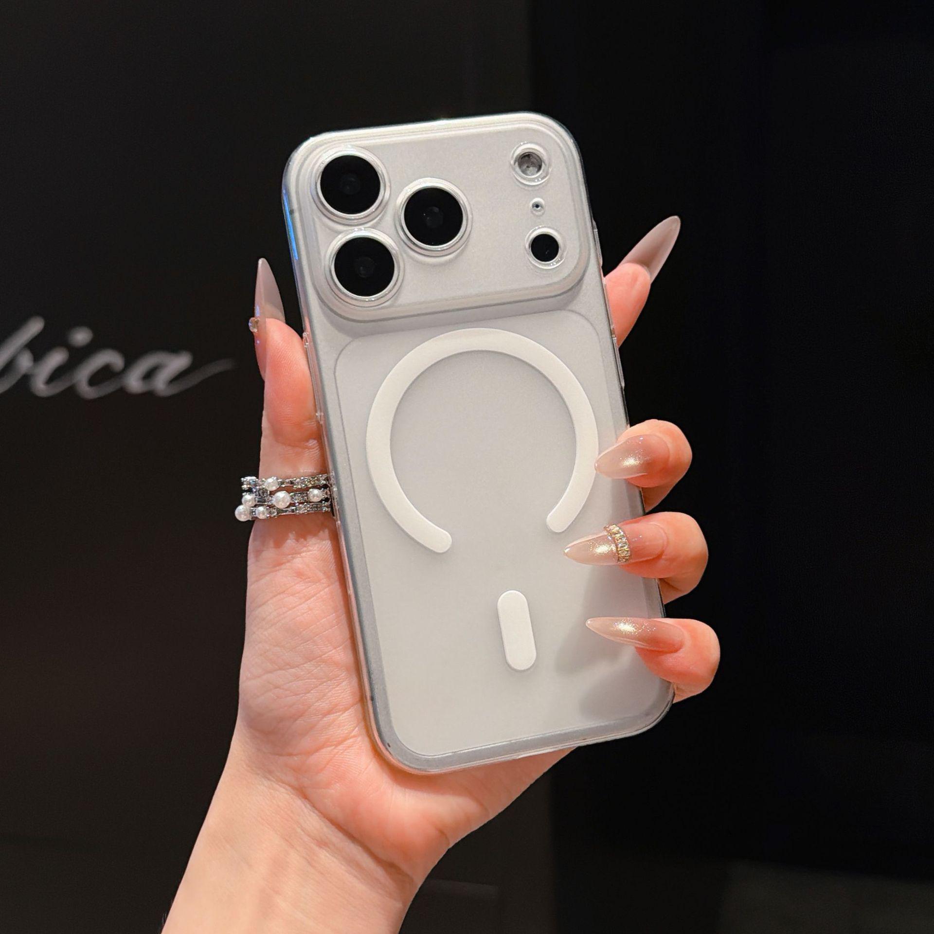 iPhone 17 Pro Max Ultra-thin Frosted Magnetic Phone Case, Solid Color Personalized Protective Cover iPhone 13 Pro Max
iPhone 17 Pro Max Ultra-thin Frosted Magnetic Phone Case, Solid Color Personalized Protective Cover iPhone 13 Pro Max