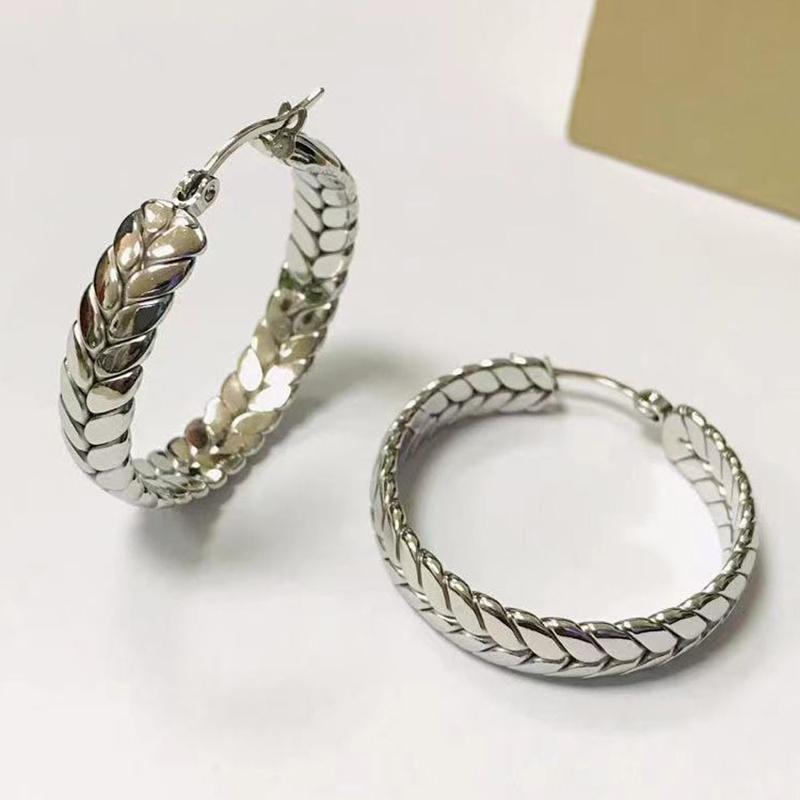 Vintage Woven Chain Wheat Stainless Steel Circle Hoop Earrings Creative Gold-Plated Metal Round Geometric Large Earring Zircon медный
Vintage Woven Chain Wheat Stainless Steel Circle Hoop Earrings Creative Gold-Plated Metal Round Geometric Large Earring Zircon медный