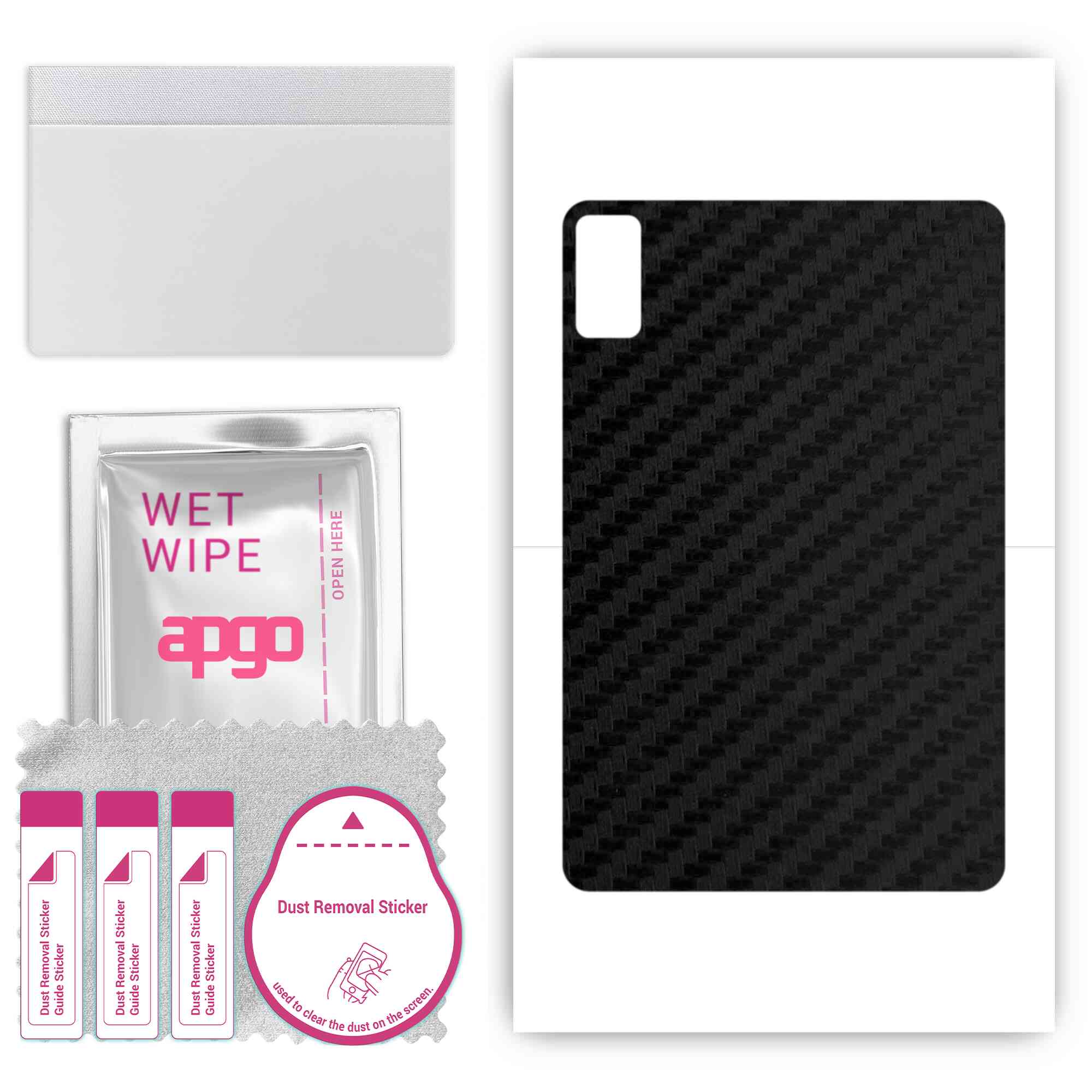 apgo Захисна наклейка для задньої панелі, сумісна з Xiaomi Pad 5 Pro 12.4, Wrap Film, Foil, Vinyl - Pattern Carbon Black
apgo Захисна наклейка для задньої панелі, сумісна з Xiaomi Pad 5 Pro 12.4, Wrap Film, Foil, Vinyl - Pattern Carbon Black
