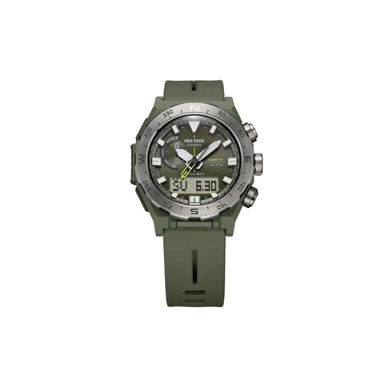 Casio PRO TREK Series-Disc Dual Display Outdoor Waterproof and Shockproof Gun Solar Movement Quartz Movement Resin Strap Japanese PRW-6800Y-3JF-person зелёный
Casio PRO TREK Series-Disc Dual Display Outdoor Waterproof and Shockproof Gun Solar Movement Quartz Movement Resin Strap Japanese PRW-6800Y-3JF-person зелёный