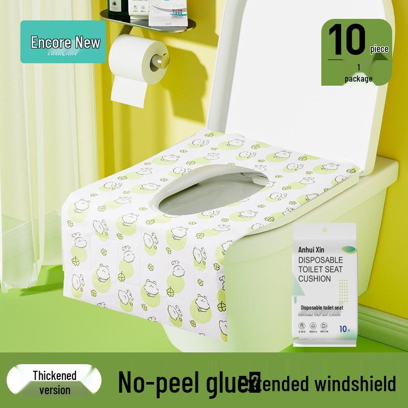 Encore Waterproof Disposable Toilet Seat Cover with Extended Front Shield - Stain-Proof, No-Adhesive, Ideal for Postpartum and Travel.
Encore Waterproof Disposable Toilet Seat Cover with Extended Front Shield - Stain-Proof, No-Adhesive, Ideal for Postpartum and Travel.