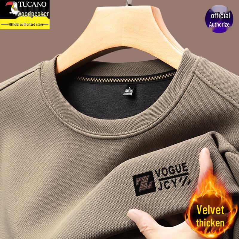 Woodpecker Men s 2025 Autumn/Winter Solid Color Long Sleeve Hoodie with Velvet Lining 3XL (165-180 jin)
Woodpecker Men s 2025 Autumn/Winter Solid Color Long Sleeve Hoodie with Velvet Lining 3XL (165-180 jin)